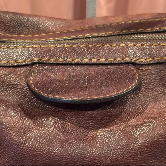 Tod's Vintage Dark Brown Leather Shoulder Bag - Picture 7 of 10